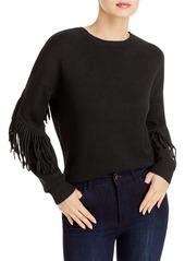 AQUA Knit Fringe Sleeve Sweater - 100% Exclusive