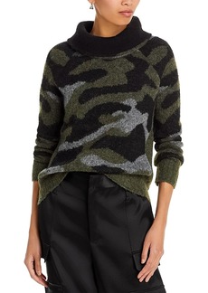 Aqua Long Sleeve Camo Sweater - 100% Exclusive