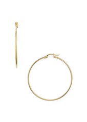 AQUA Medium Hoop Earrings in 18K Gold-Plated Sterling Silver - 100% Exclusive