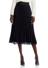 Aqua Midi Pleated Skirt - 100% Exclusive