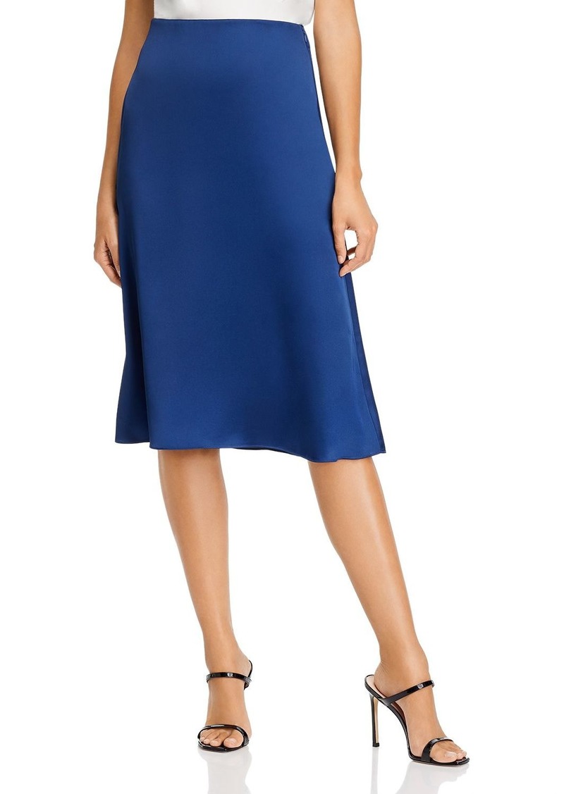 aqua midi slip skirt