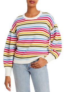 AQUA Multicolored Striped Sweater - 100% Exclusive