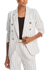 Aqua Pinstripe One Button Blazer - 100% Exclusive