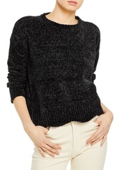 AQUA Scallop Edge Chenille Sweater - 100% Exclusive