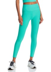 Aqua Scalloped Hem Leggings - Exclusive