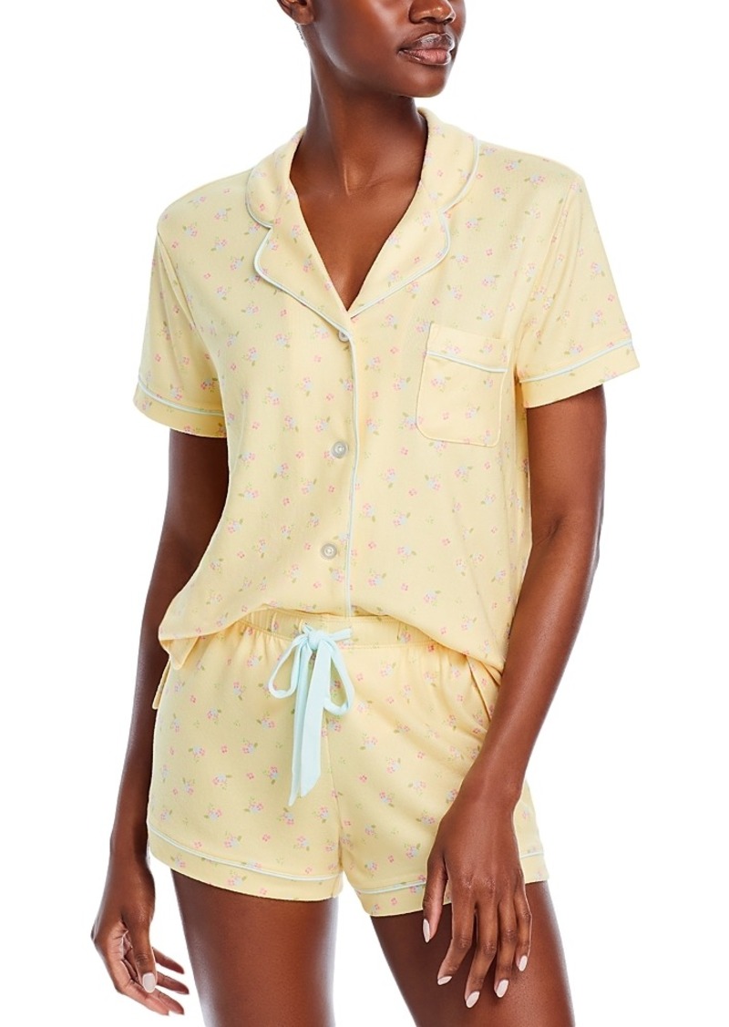 Aqua Sleep Butter Jersey Pajama Set - Exclusive