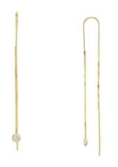 AQUA Sterling Silver Dangling Threader Earrings - 100% Exclusive
