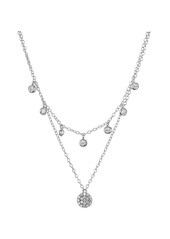 AQUA Sterling Silver Layered Pendant Necklace, 16-17" - 100% Exclusive