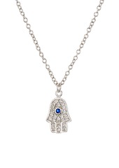 AQUA Sterling Silver Pendant Necklace, 15" - 100% Exclusive