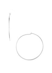 AQUA Sterling Silver Thin Hoop Earrings - 100% Exclusive