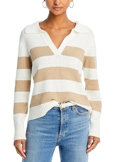Aqua Striped Polo Sweater - 100% Exclusive
