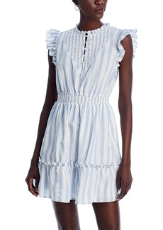Aqua Striped Smocked Dress - 100% Exclusive