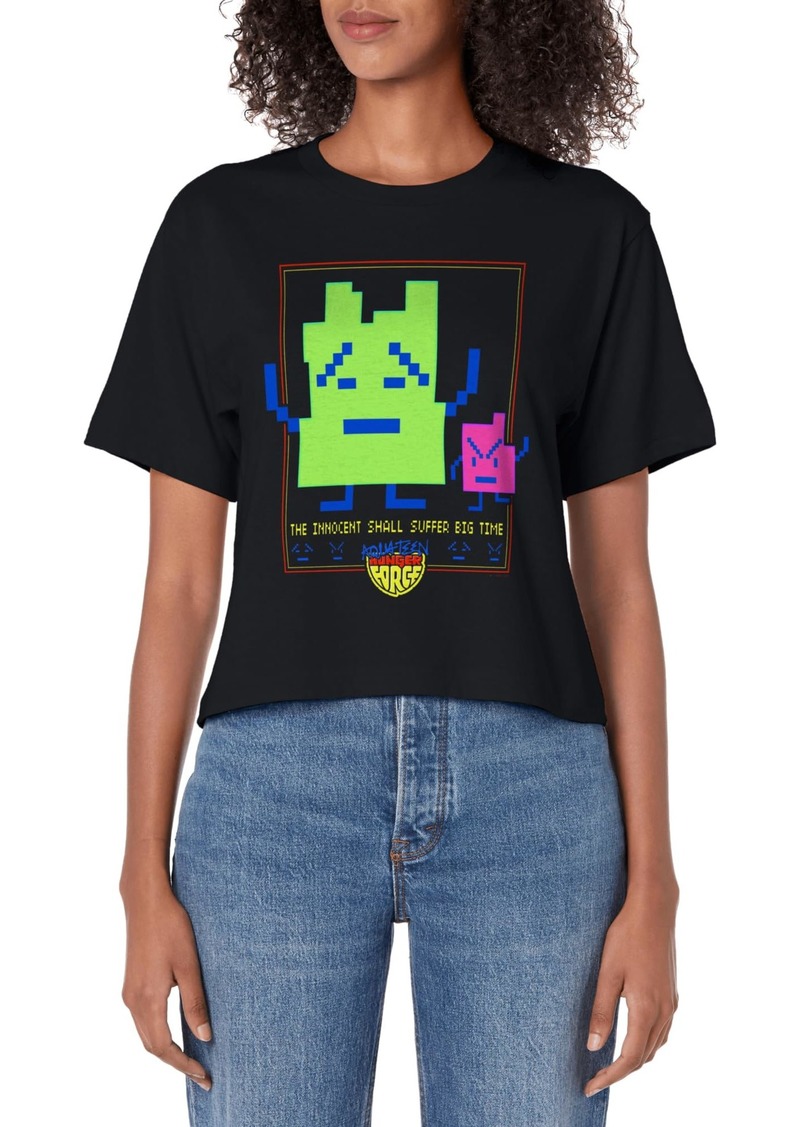 Aqua Teen Hunger Force The Mooninites Suffer Big Time Women's Crop Top