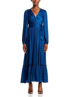 Aqua Tie Waist Maxi Dress - 100% Exclusive