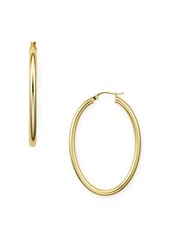 AQUA Tube Hoop Earrings in 18K Gold-Plated Sterling Silver - 100% Exclusive 