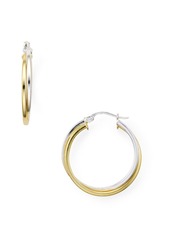 AQUA Double Tube Hoop Earrings in 18K Gold-Plated Sterling Silver and Sterling Silver - 100% Exclusive 