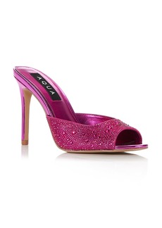 Aqua Women's Brindi Slip On Embellished High Heel Sandals - 100% Exclusive