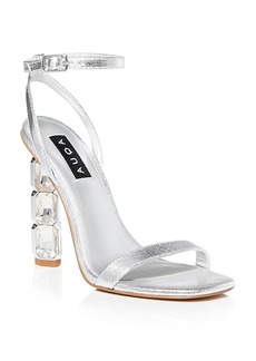 Aqua Women's Dori Crystal High Heel Ankle Strap Sandals - 100% Exclusive