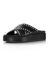 AQUA Women's Krisa Slip On Platform Sandals - 100% Exclusive