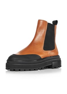 AQUA Women's Mud Guard Block Heel Platform Chelsea Boots - 100% Exclusive