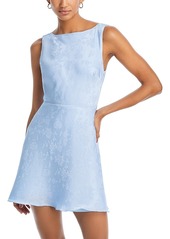 Aqua x Liat Baruch Silk Jacquard Mini Dress - 100% Exclusive