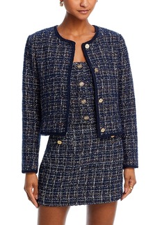 Aqua x Venus Williams Tweed Braid Trim Jacket - Exclusive