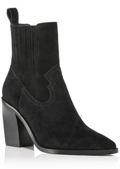 Aqua GAL Womens Pointed Toe Dressy Ankle Boots