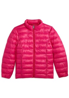 Aqua Girls Quilted Long Sleeves Puffer Jacket