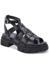 Aqua Hannah Womens Buckle Open Toe Strappy Sandals