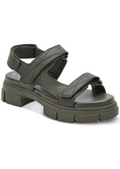 Aqua Hux Womens Casual Open Toe Platform Sandals