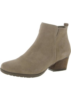 Aqua Isla Womens Suede Ankle Booties