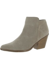 Aqua Nellie Womens Leather Zipper Booties