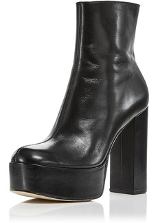 Aqua PENN Womens Platforms Leather Booties