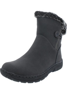 Aqua Quinita Womens Zipper Ankle Winter & Snow Boots
