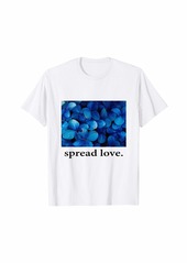 Aqua Spread Love Women Anti Bullying Inspirational Kindness Cute T-Shirt