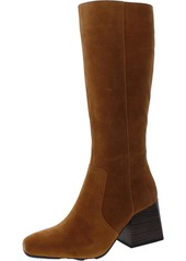 Aqua Tori Womens Suede Side Zip Knee-High Boots