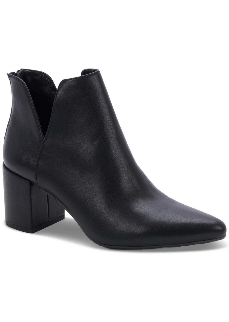 Aqua Trey Womens Leather Ankle Booties