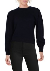 Aqua Womens Cashmere Balloon Sleeve Pullover Sweater