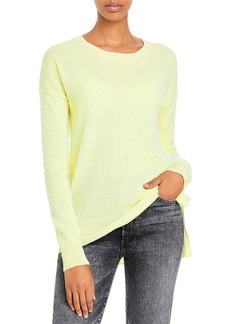 Aqua Womens Cashmere High Low Pullover Sweater