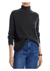 Aqua Womens Cashmere Long Sleeve Turtleneck Sweater