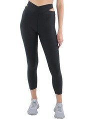 Aqua Womens High Rise Fitness Athletic Leggings