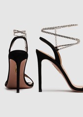 Aquazzura 105mm Careless Whisper Suede Sandals