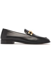 Aquazzura 10mm Brandi Leather Loafers