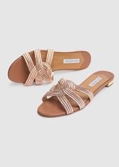 Aquazzura 10mm Felix Leather Flats