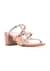 Aquazzura 55mm crystal-embellished open-toe sandals