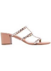 Aquazzura 55mm crystal-embellished open-toe sandals