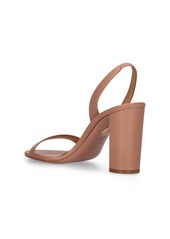Aquazzura 85mm So Nude Leather Sandals