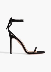 Aquazzura - Olie 105 suede sandals - Black - EU 40.5