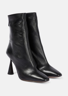 Aquazzura Amore 95 leather ankle boots