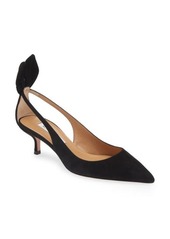 Aquazzura Bow Tie Kitten Heel Pump